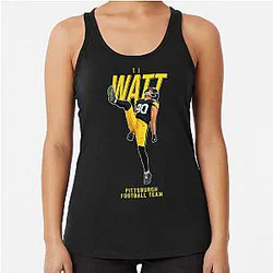T.J. Watt Pittsburgh Football Team Racerback Tank Top