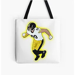T.J. Watt Over Print Tote Bag
