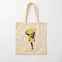 T.J. Watt Pittsburgh Football Team Cotton Tote Bag