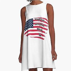 Brought to you courtesy of Red White and Blue Toby Keith A-Line Dress