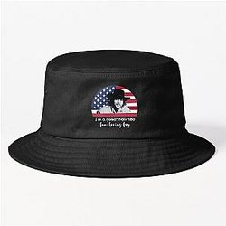 I'm a good American boy - Toby Keith Quote Bucket Hat
