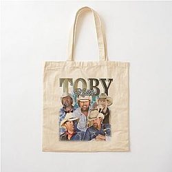 Toby Keith 90s Cotton Tote Bag