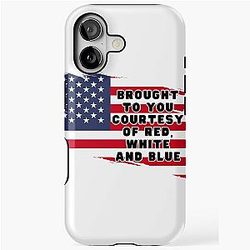 Brought to you courtesy of Red, White and Blue, Toby Keith iPhone Tough Case