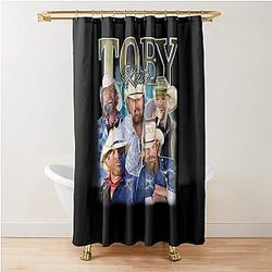 Vintage Toby Keith 90s Shower Curtain