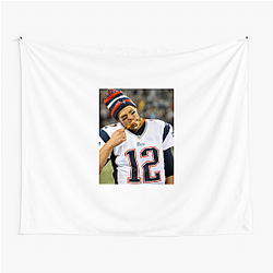 Tom Brady played for the New England Patriots Tom Brady Tapestries
