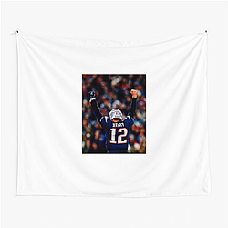 Tom Brady was a sixth round draft pick in 2000 Tom Brady Tapestries