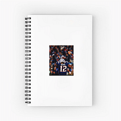 Tom Brady was a sixth round draft pick in 2000 Tom Brady Notebook