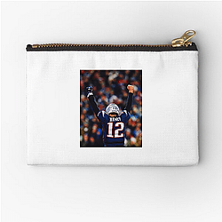 Tom Brady was a sixth round draft pick in 2000 Tom Brady Zipper Pouches