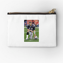 Tom Brady also played for the Tampa Bay Buccaneers Tom Brady Zipper Pouches