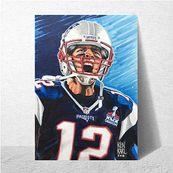 Tom Brady is now a TV analyst and part owner of the Raiders Tom Brady Posters