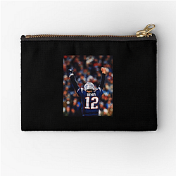 Tom Brady was a sixth round draft pick in 2000 Tom Brady Zipper Pouches