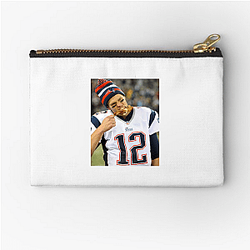 Tom Brady played for the New England Patriots Tom Brady Zipper Pouches