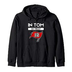 Tom Brady - In we trust Buccaneers Zip Hoodie