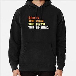 Tom Brady The Man Legend Pullover Hoodie