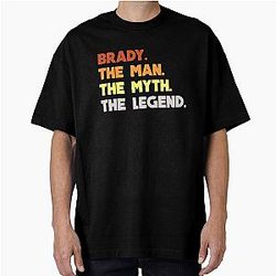 Tom Brady The Man Legend Oversized T-Shirt
