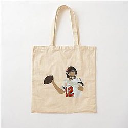 Tom Brady Buccaneers Cotton Tote Bag