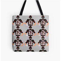 Tom Brady Sticker Tote Bag