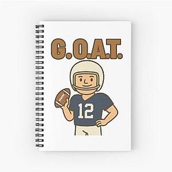 G.O.A.T. Tom Brady Notebook