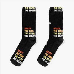 Tom Brady The Man Legend Socks