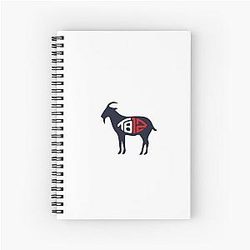 Tom Brady Goat Notebook