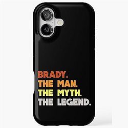 Tom Brady The Man The Legend iPhone Tough Case