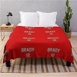 Tom Brady Tampa Bay Buccaneers Throw Blanket