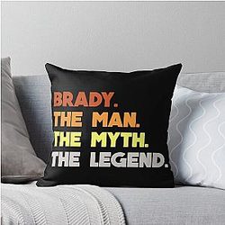 Tom Brady The Man Throw Pillow
