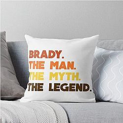 Tom Brady The Man Throw Pillow