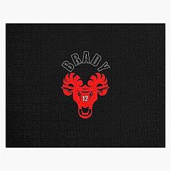 Tom Brady The Goat Classic T-Shirt Jigsaw Puzzle