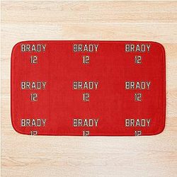 Tom Brady Tampa Bay Buccaneers Bath Mat
