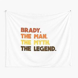 Tom Brady The Man Legend Tapestry
