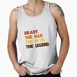 Tom Brady The Man Legend Tank Top