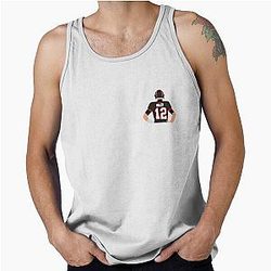 Tom Brady Sticker Tank Top