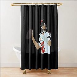 Tom Brady Buccaneers Shower Curtain