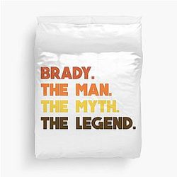 Tom Brady The Man The Legend Duvet Cover