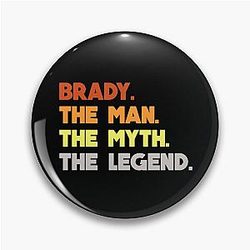 Tom Brady The Man Legend Pin