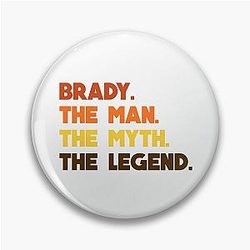 Tom Brady The Man The Legend Pin