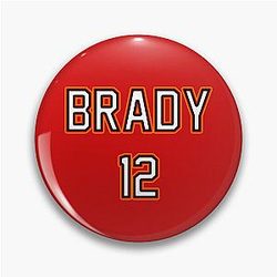 Tom Brady Tampa Bay Buccaneers Pin