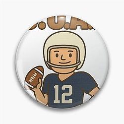 G.O.A.T. Tom Brady Pin