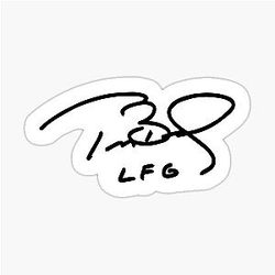 Tom Brady Autograph Sticker
