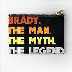 Tom Brady The Man Myth Legend Zipper Pouch