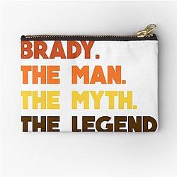 Tom Brady The Man Zipper Pouch