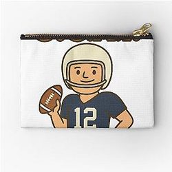 G.O.A.T. Tom Brady Cartoon Pouch