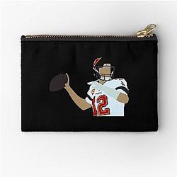 Tom Brady Buccaneers Zipper Pouch
