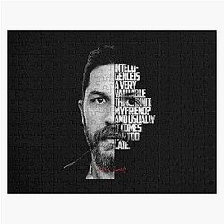 Black and White Tom Hardy Quote Poster Jigsaw Puzzle