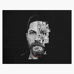 Black and white Tom Hardy quote poster puzzle