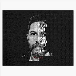 Black Tom Hardy poster Jigsaw Puzzle