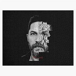 Black and white Tom Hardy poster