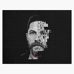 Black and White Tom Hardy Poster