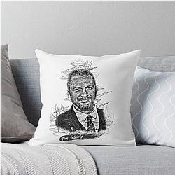 Tom Hardy Abstract Sketch Art Throw Pillow Fan